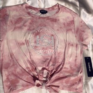 NEW bebe Tie-Dye Shirt